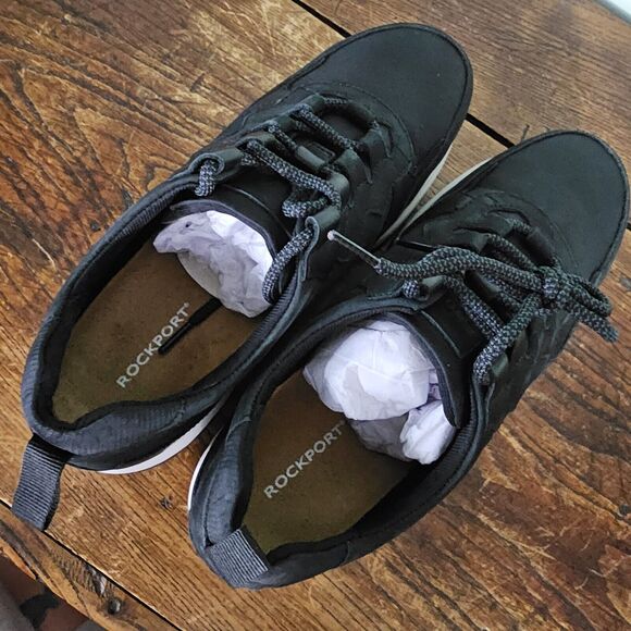 Rockport Womens Pulse Tech Composite Toe Work Fashion Sneaker Black 9W - Picture 5 of 8